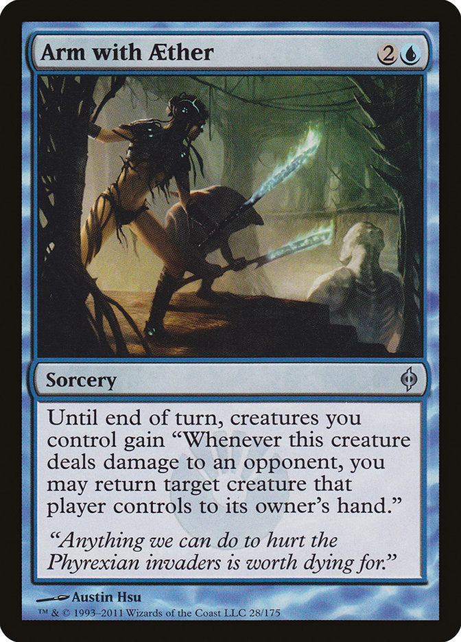 Arm with Aether [New Phyrexia] Foil