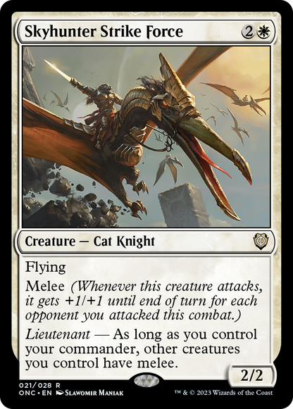 Skyhunter Strike Force [Phyrexia: All Will Be One Commander] Foil