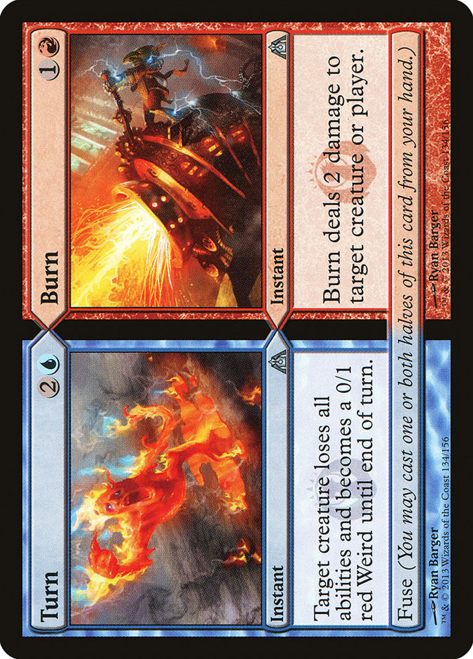Turn // Burn [Dragon's Maze] Foil