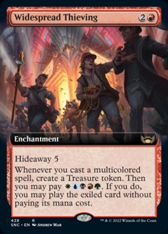 Widespread Thieving (Extended Art) [Streets of New Capenna] Foil