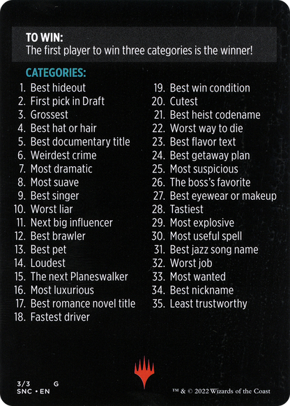 Strictly Better // Strictly Better (cont'd)  [Streets of New Capenna Minigames] Foil