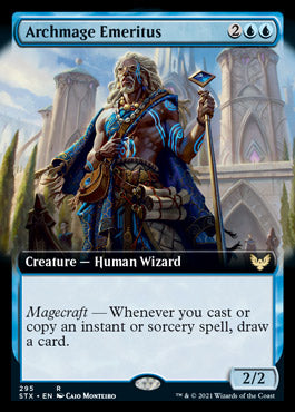 Archmage Emeritus (Extended Art) [Strixhaven: School of Mages] Foil