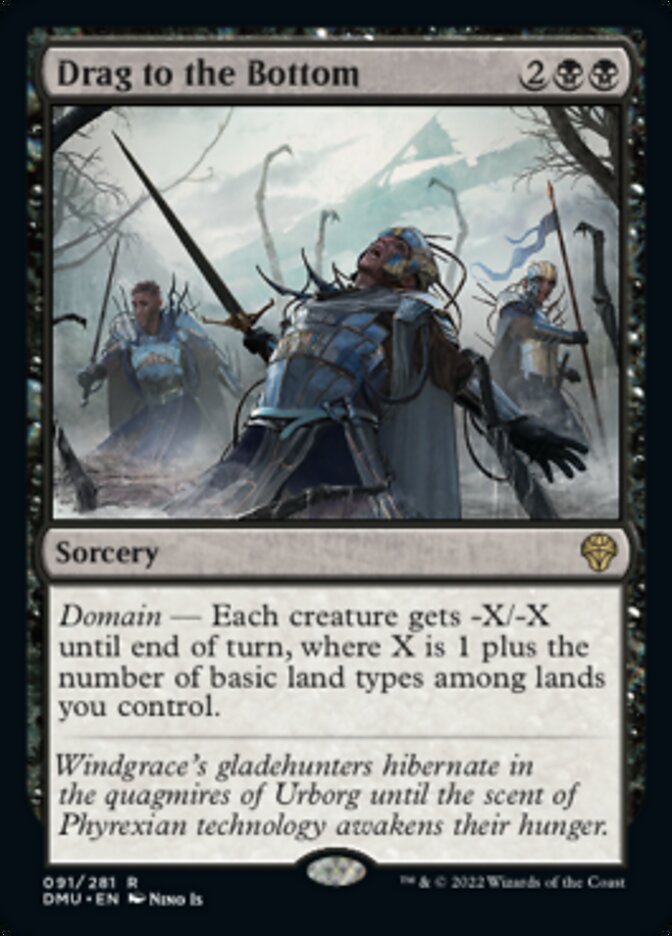 Drag to the Bottom [Dominaria United] Foil
