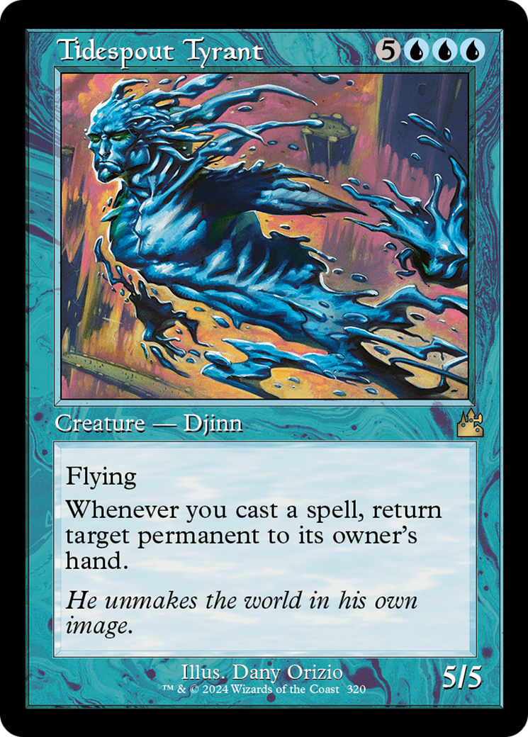 Tidespout Tyrant (Retro Frame) [Ravnica Remastered] Foil