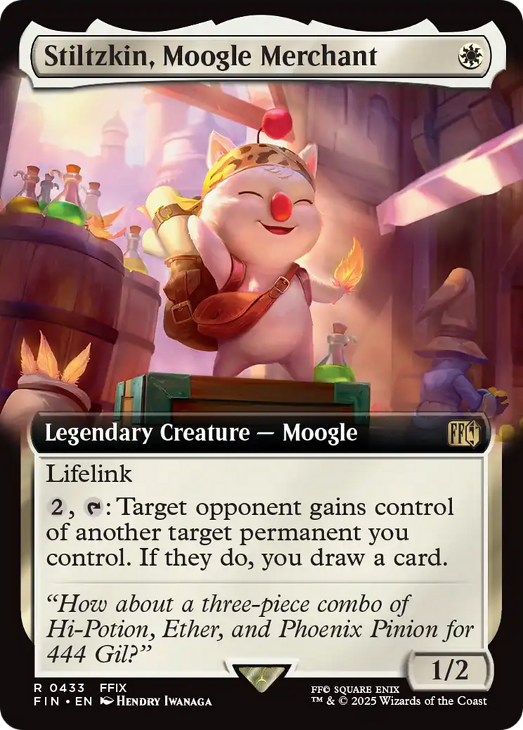 Stiltzkin, Moogle Merchant (Extended Art) [FINAL FANTASY] Foil