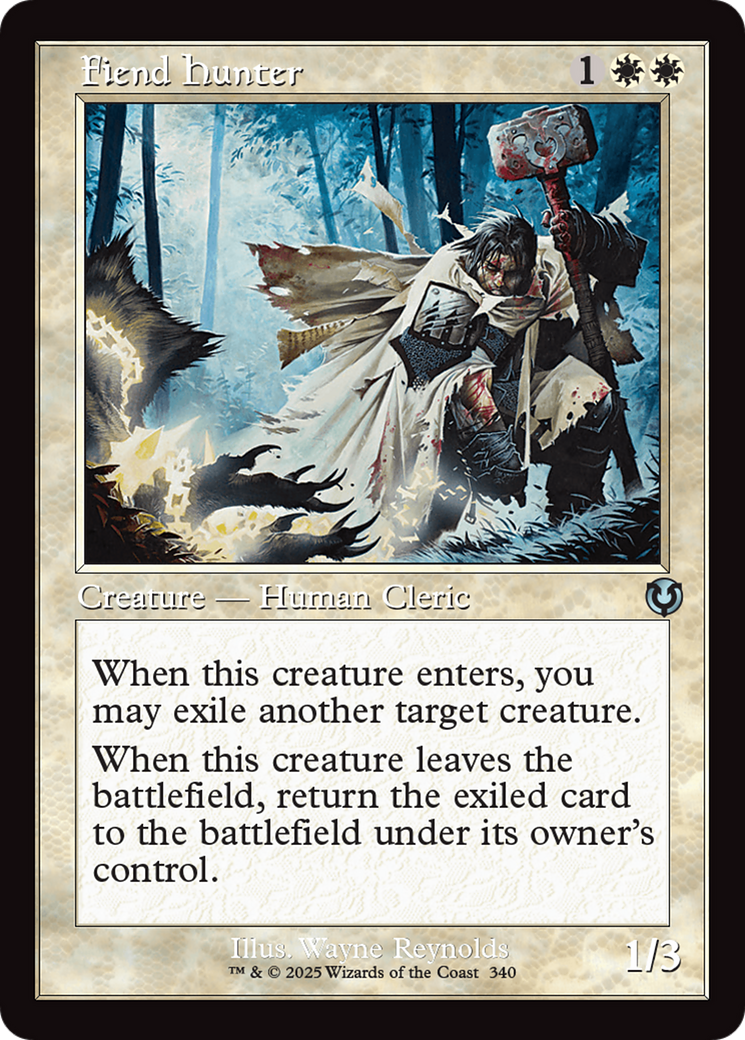 Fiend Hunter (Retro Frame) [Innistrad Remastered] Foil