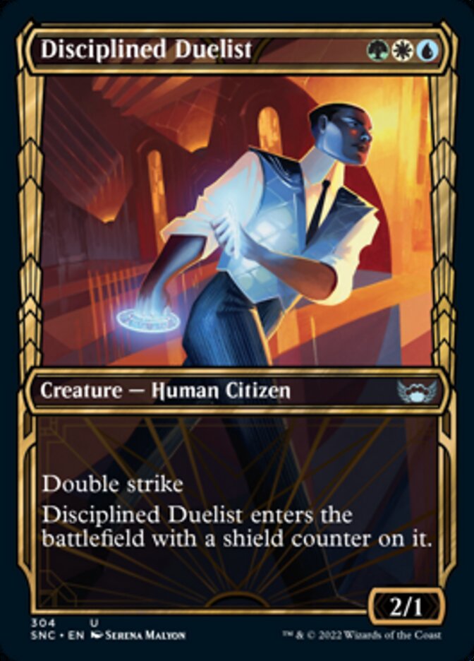 Disciplined Duelist (Showcase Golden Age) [Streets of New Capenna] Foil