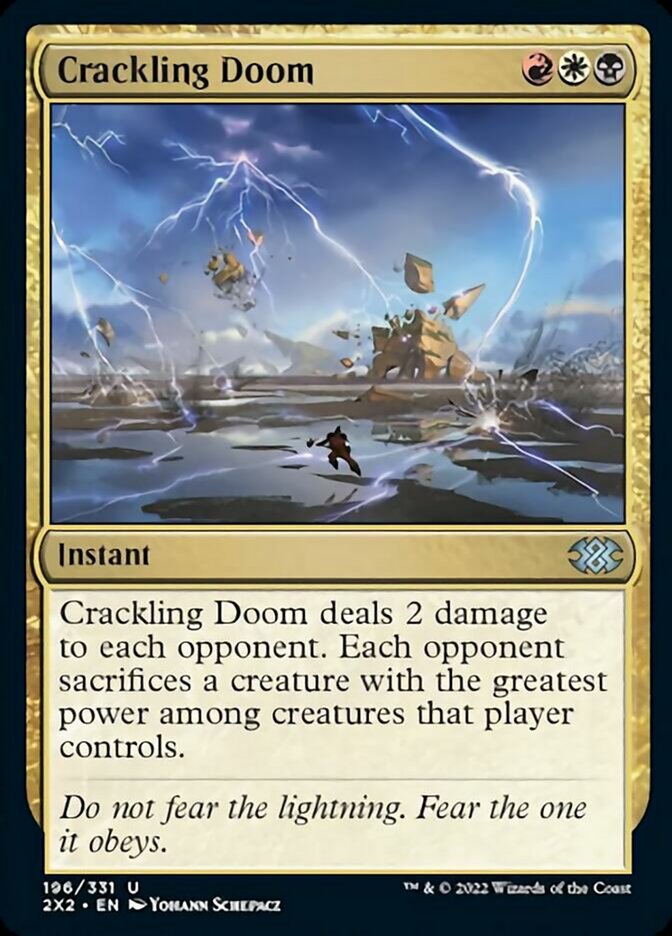 Crackling Doom [Double Masters 2022] Foil