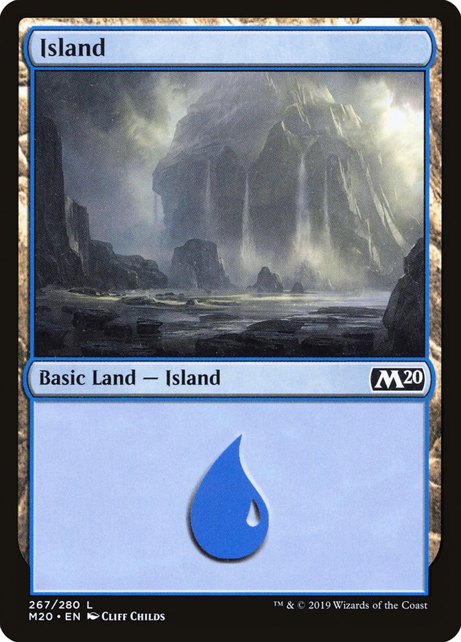 Island (267) [Core Set 2020] Foil