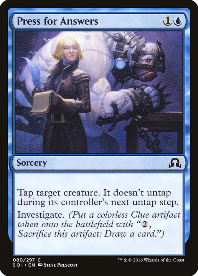 Press for Answers [Shadows over Innistrad] Foil