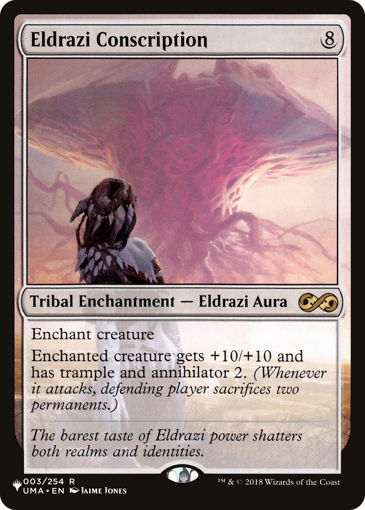 Eldrazi Conscription [The List] Foil