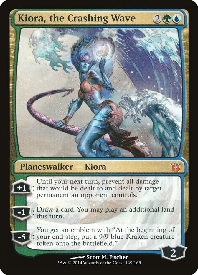 Kiora, the Crashing Wave [Born of the Gods] Foil