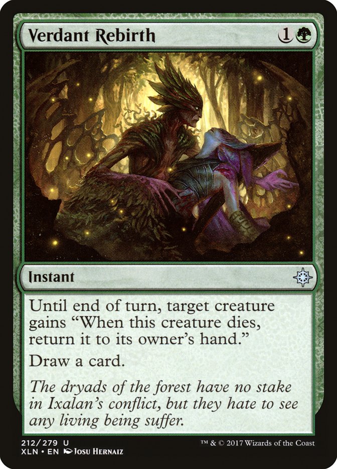 Verdant Rebirth [Ixalan] Foil