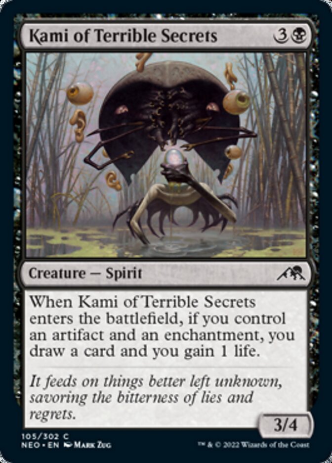Kami of Terrible Secrets [Kamigawa: Neon Dynasty] Foil
