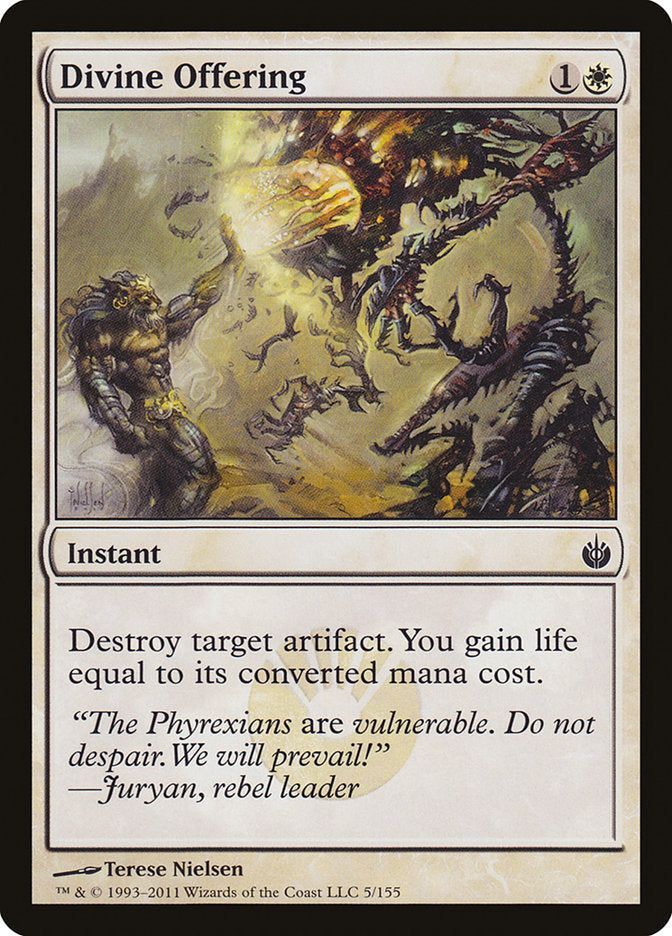 Divine Offering [Mirrodin Besieged] Foil