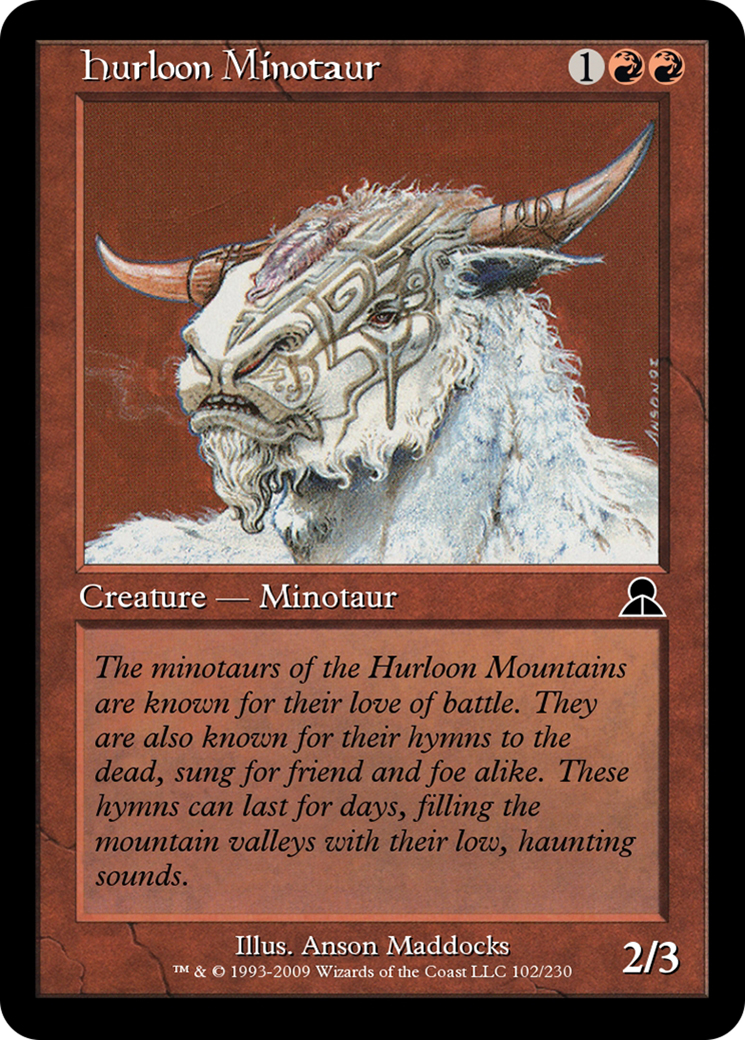 Hurloon Minotaur  [Masters Edition III] Foil