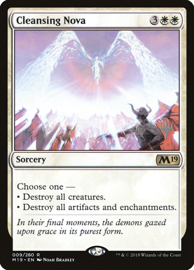 Cleansing Nova (Promo Pack) [Core Set 2019 Promos] Foil