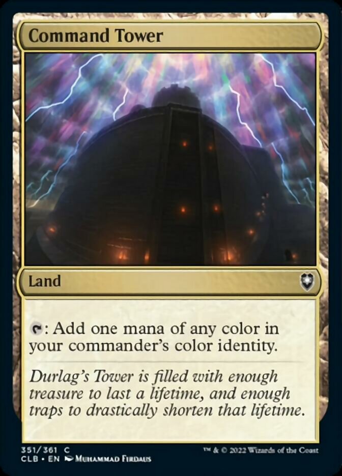 Command Tower [Commander Legends: Battle for Baldur's Gate] Foil