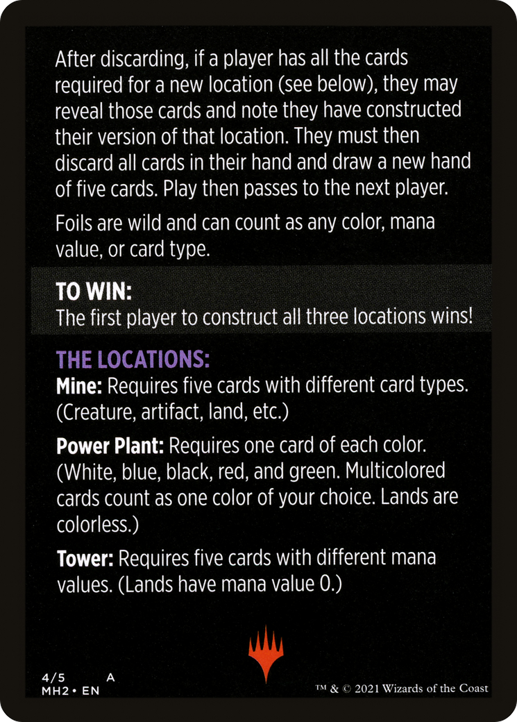 Urza's Blueprints (minigame) // Urza's Blueprints (cont'd)  [Modern Horizons 2 Minigames] Foil