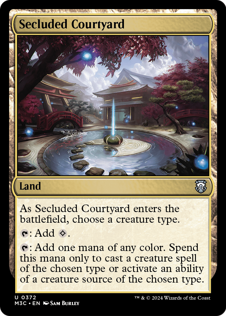 Secluded Courtyard [Modern Horizons 3 Commander]