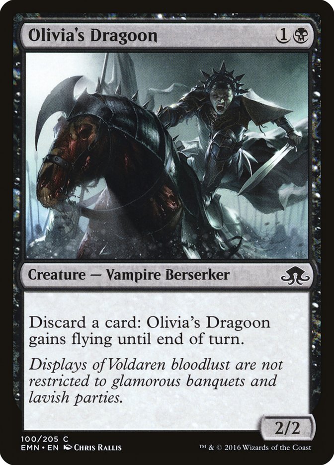 Olivia's Dragoon [Eldritch Moon] Foil