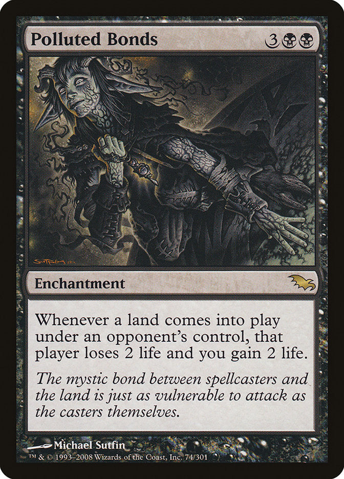 Polluted Bonds [Shadowmoor] Foil