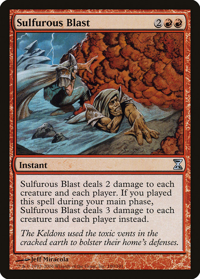 Sulfurous Blast [Time Spiral] Foil
