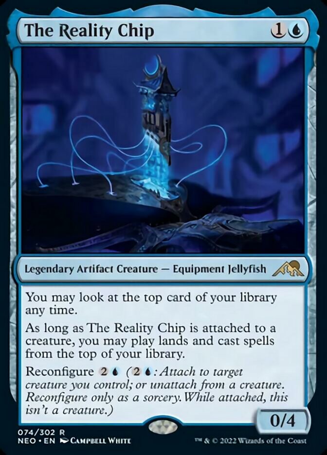 The Reality Chip [Kamigawa: Neon Dynasty] Foil