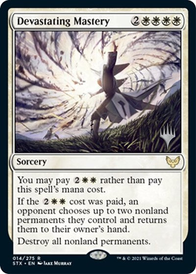 Devastating Mastery (Promo Pack) [Strixhaven: School of Mages Promos] Foil