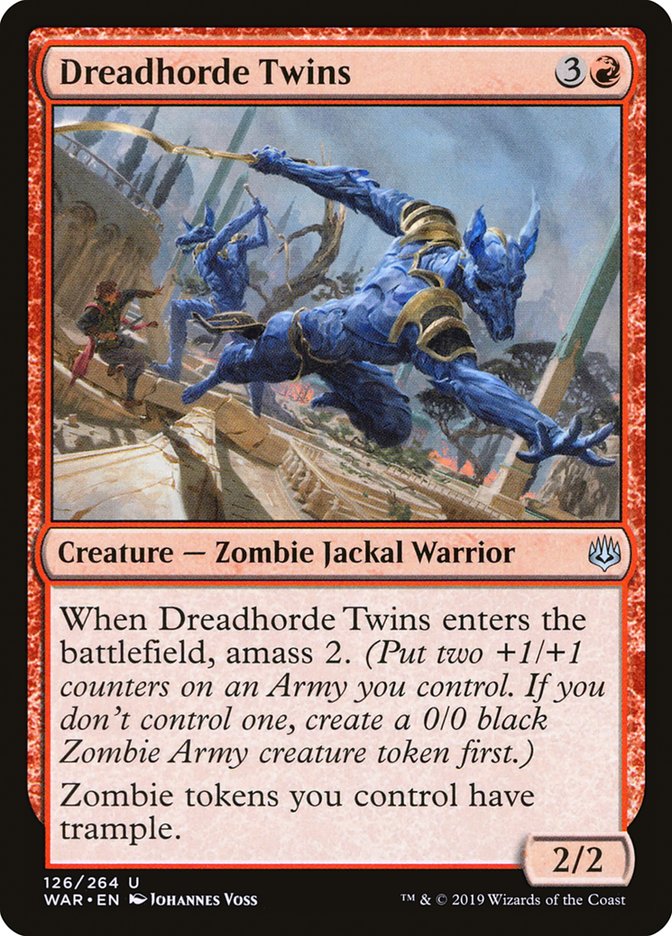 Dreadhorde Twins [War of the Spark] Foil