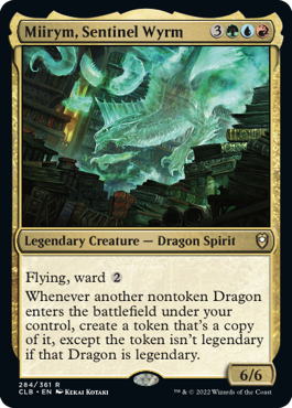 Miirym, Sentinel Wyrm [Commander Legends: Battle for Baldur's Gate] Foil