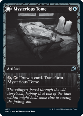 Mysterious Tome // Chilling Chronicle [Innistrad: Double Feature] Foil