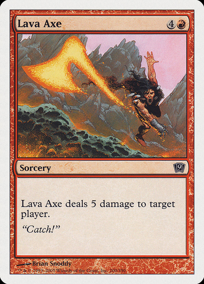 Lava Axe [Ninth Edition] Foil