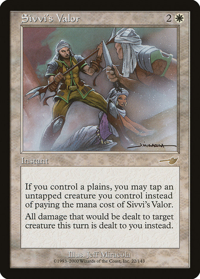 Sivvi's Valor [Nemesis] Foil
