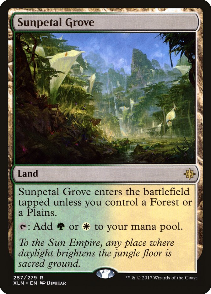 Sunpetal Grove [Ixalan] Foil
