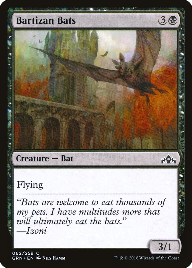 Bartizan Bats [Guilds of Ravnica] Foil