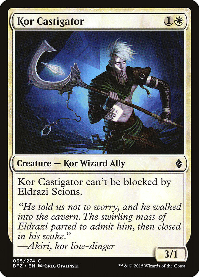 Kor Castigator [Battle for Zendikar] Foil