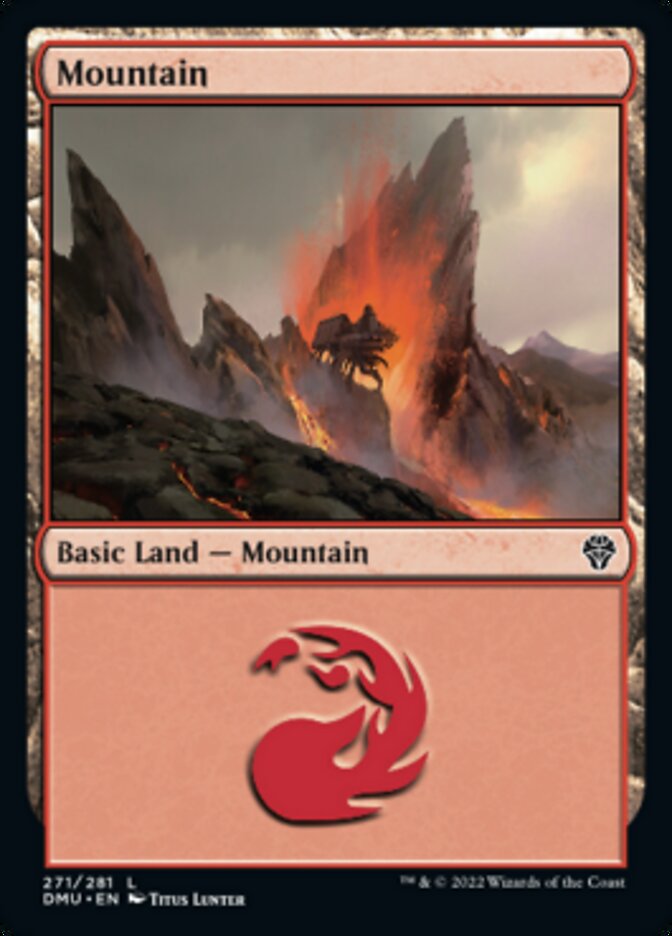 Mountain (271) [Dominaria United] Foil