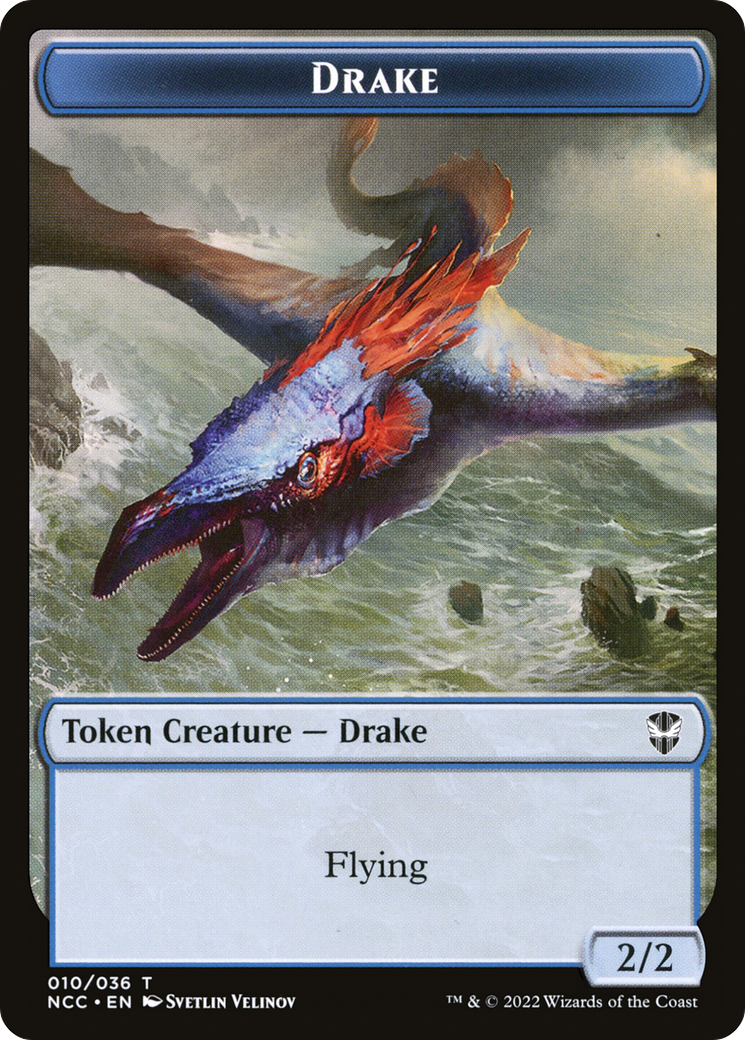 Drake  [New Capenna Commander Tokens] Foil