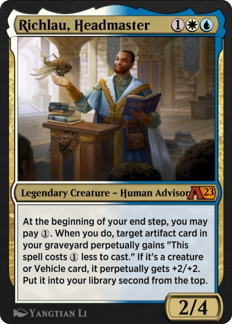 Richlau, Headmaster  [Alchemy: The Brothers' War]