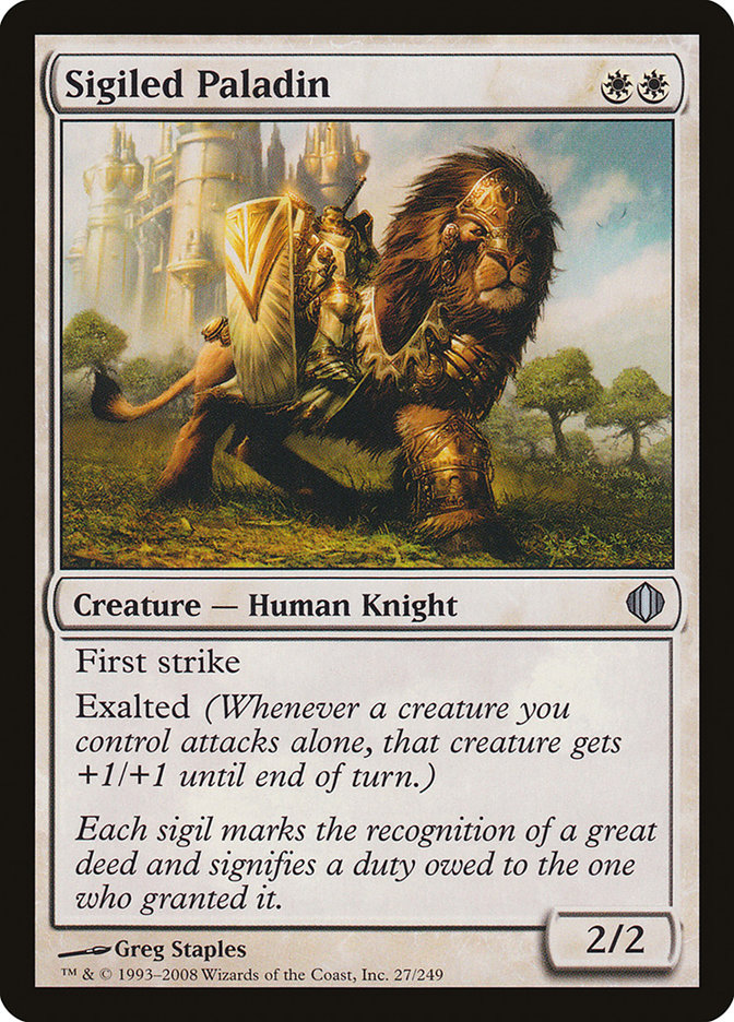 Sigiled Paladin [Shards of Alara] Foil