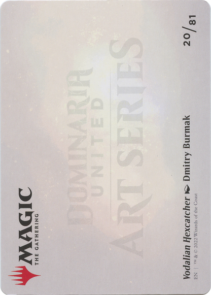 Vodalian Hexcatcher // Vodalian Hexcatcher  [Dominaria United Art Series] (Borderless) Foil