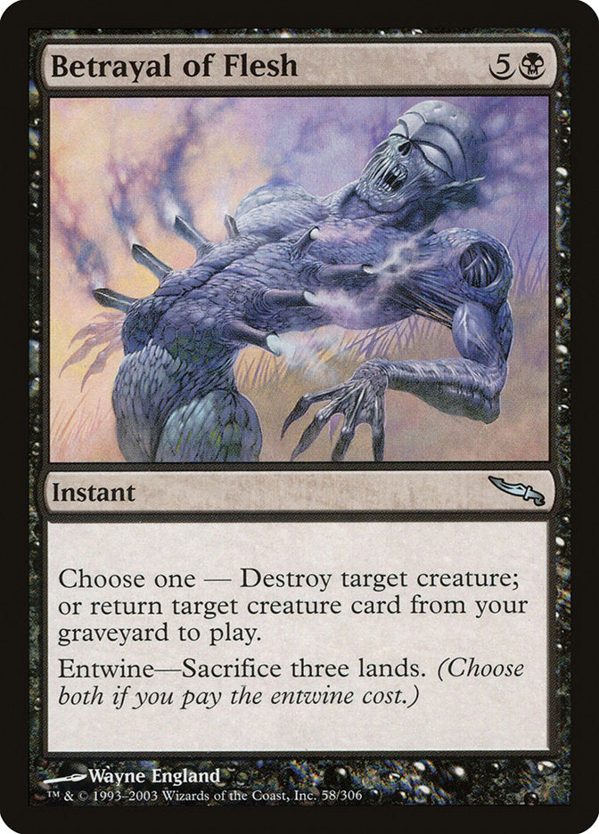 Betrayal of Flesh [Mirrodin] Foil
