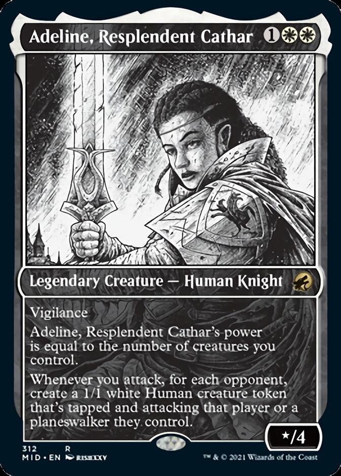 Adeline, Resplendent Cathar (Showcase Eternal Night) [Innistrad: Midnight Hunt] Foil