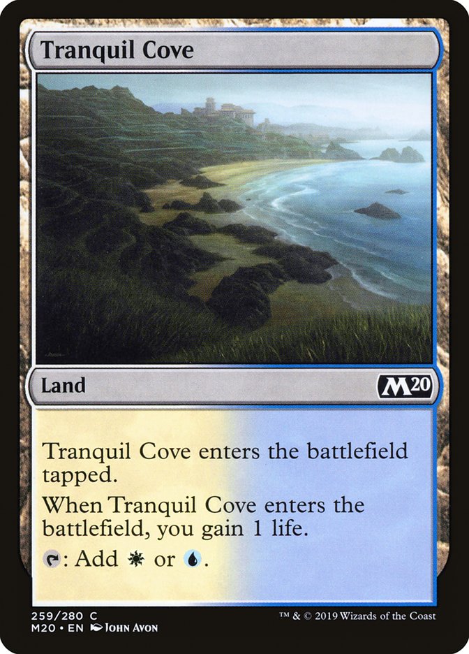 Tranquil Cove [Core Set 2020] Foil