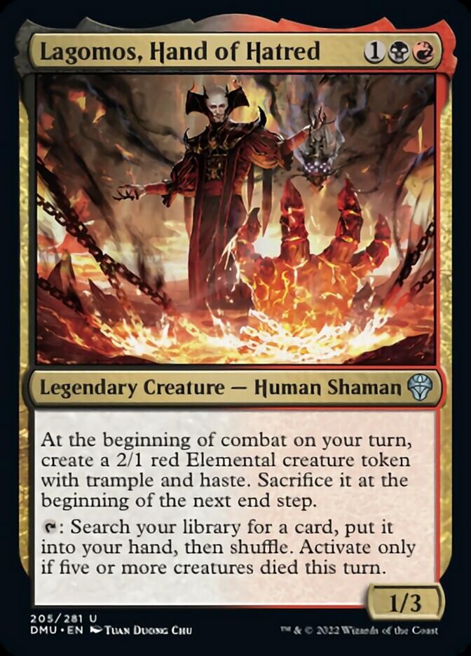 Lagomos, Hand of Hatred [Dominaria United] Foil