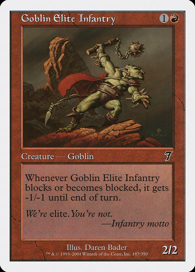 Goblin Elite Infantry [Seventh Edition] Foil