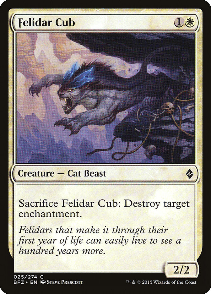 Felidar Cub [Battle for Zendikar] Foil