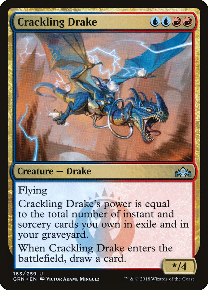 Crackling Drake [Guilds of Ravnica] Foil