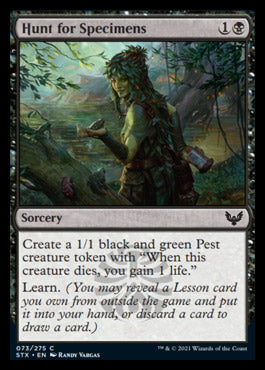 Hunt for Specimens [Strixhaven: School of Mages] Foil